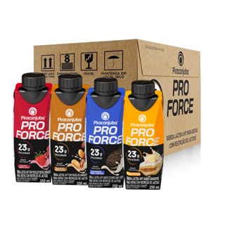 Kit 12 Bebida Lactea Pro Force 23g Proteina Piracanjuba 250ml Sabores Sortidos em Oferta na Shopee