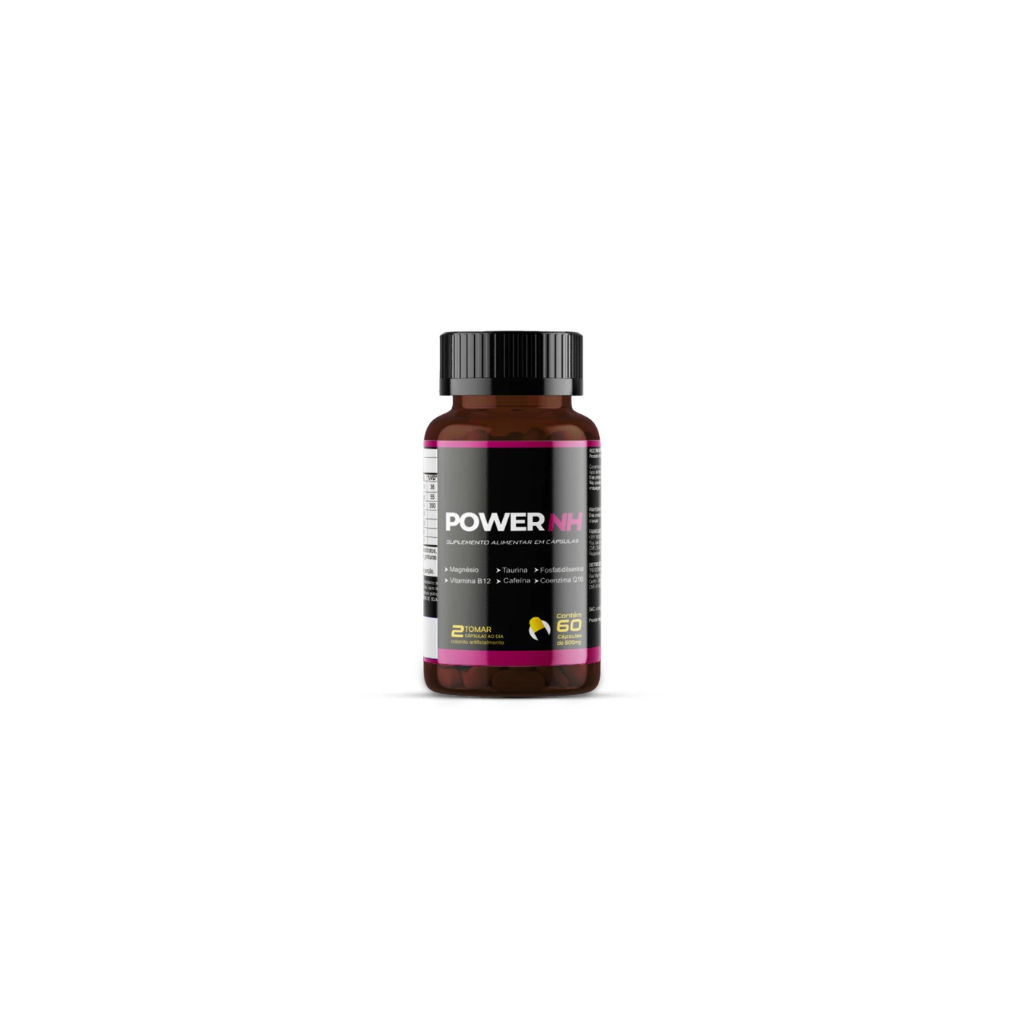 Suplemento para foco, energia e desempenho. Com cafeína, taurina e vitaminas que melhoram cognição e resistência física.
