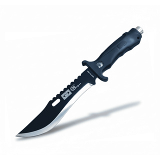 Faca Esportiva para Camping Trilha e Pesca Aço Inox Preta Fosca com Bainha  Nylon Ferramenta Outdoor em Oferta na Shopee