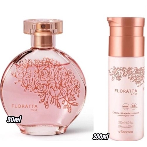 Kit Floratta Rosé 30ml o Boticário Colônia Hidratante 200ml o Boticário — R$ 169,00 em Shopee