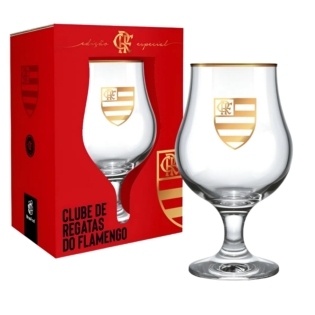 Taça Dublin Cerveja 400ml Flamengo Série Ouro em Oferta na Shopee