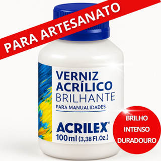 Verniz Acrílico Brilhante ORIGINAL 100ml Acrilex -  ENVIO IMEDIATO em Oferta na Shopee