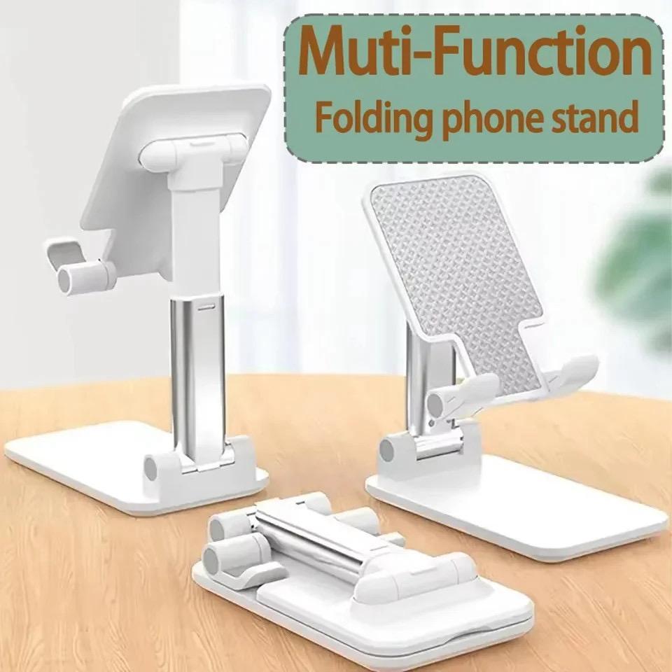 Suporte de Mesa Dobrável Ajustável para Celular e Tablet para Realme, Samsung, Xiaomi