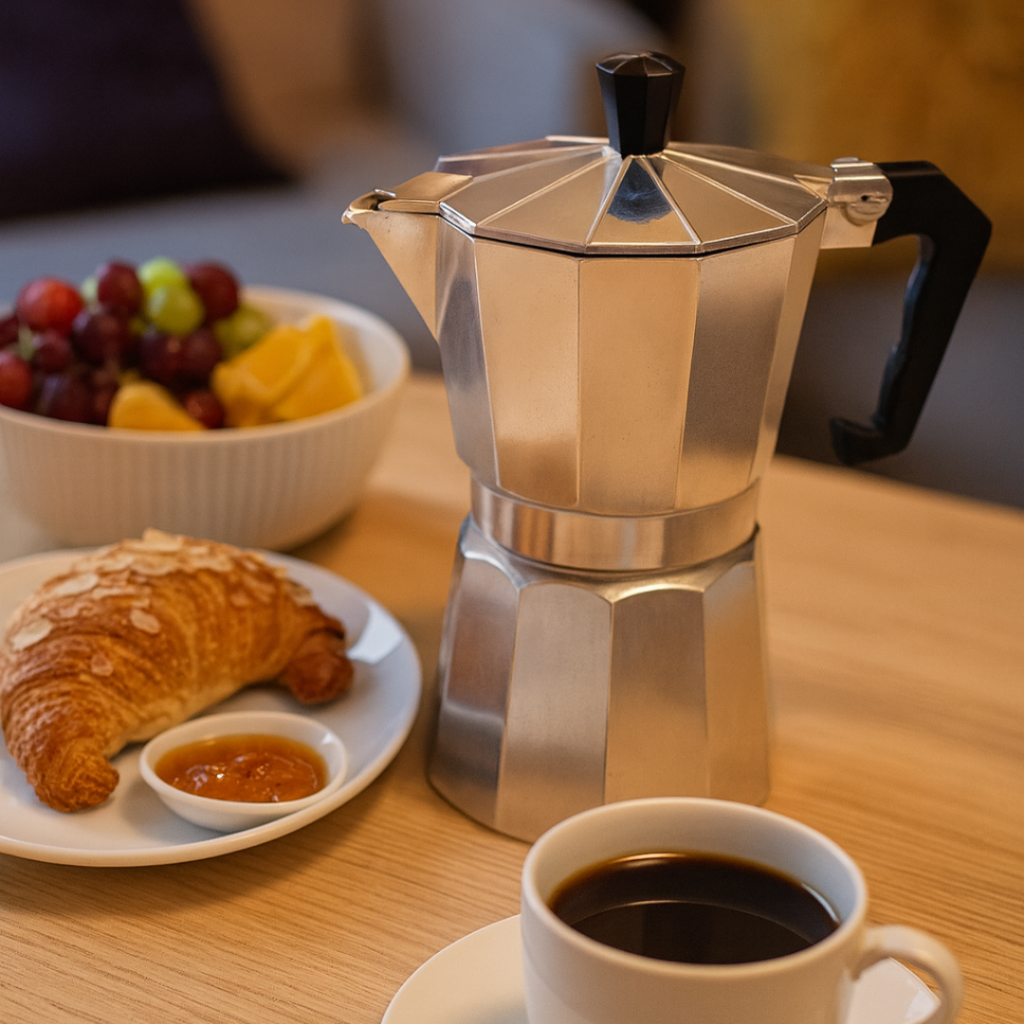 Cafeteira Italiana de Alumínio Café Expresso 12 Xícaras 600ML Cafeteira Italiana Moka Express Aço