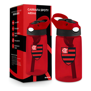 GARRAFA SPOTY 480ML FLAMENGO em Oferta na Shopee