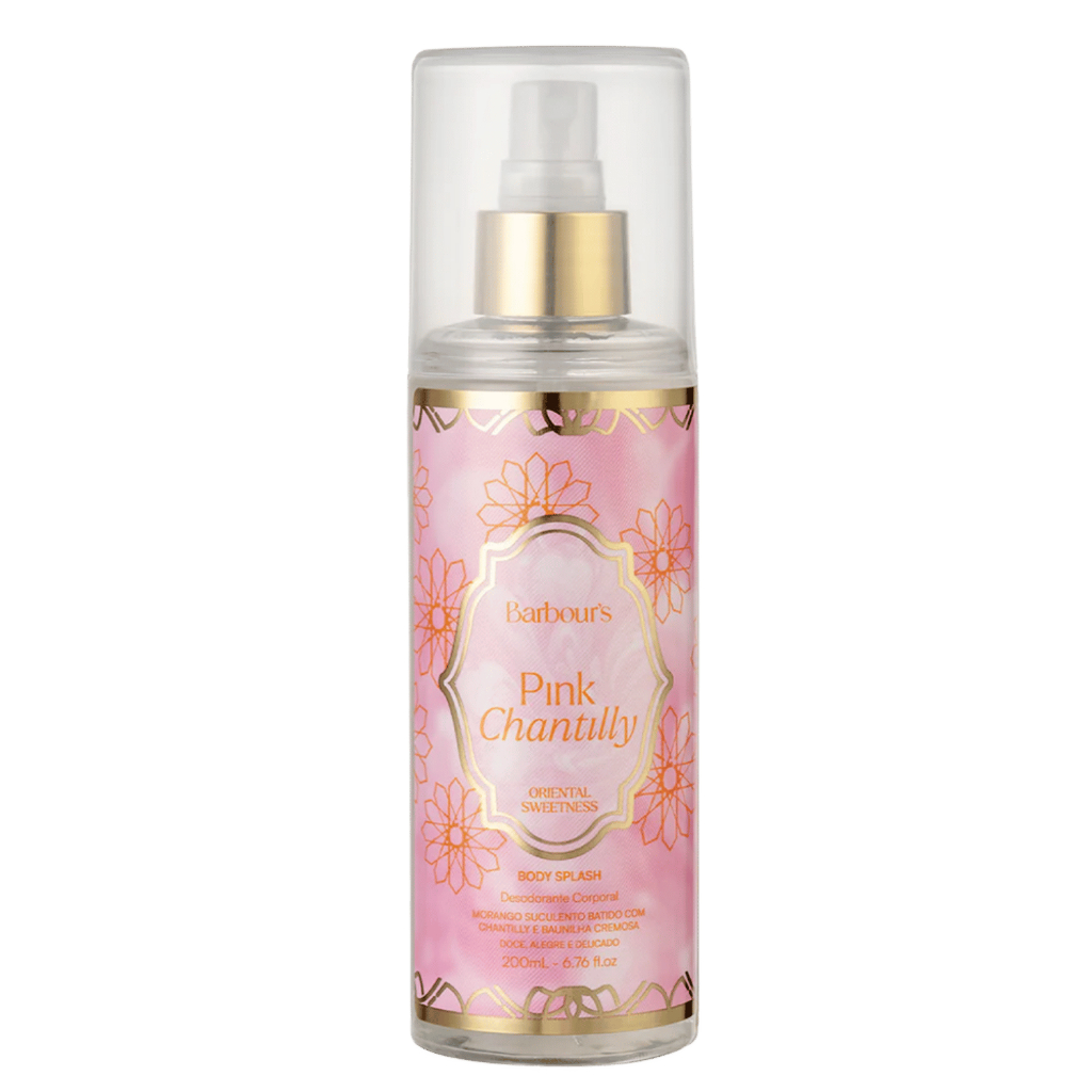 Body Splash Pink Chantilly Barbour's 200ml Desodorante Colônia Oriental Sweetness Árabes em Oferta na Shopee