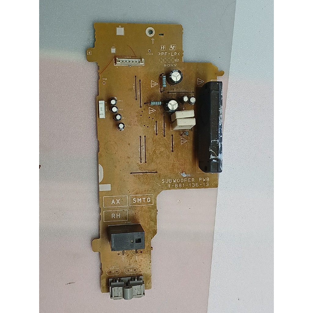 Placa amplificadora subwoofer som sony Gtr88