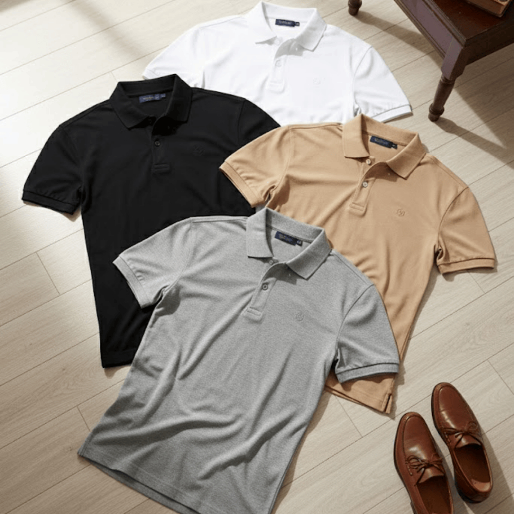 Kit 4 Polos Masculinas O Melhor do Conforto e da Versatilidade Conforto Estilo em Um Só Kit