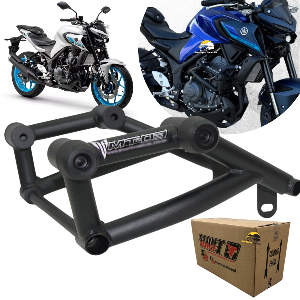 Protetor Stunt Race MT-03 2025 em diante slider gaiola proteção motor e carenagem yamaha MT 03