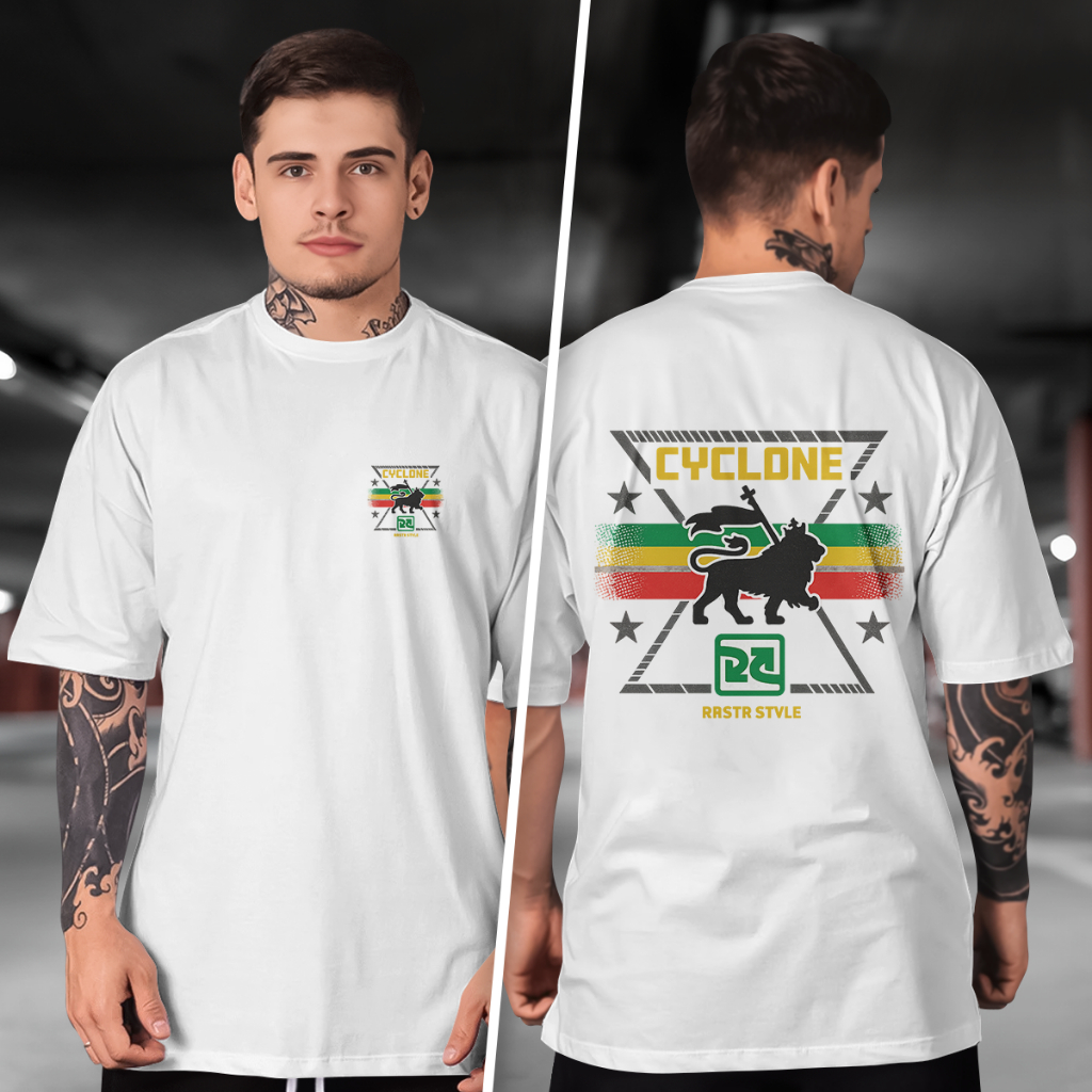 Camisetas CYCLONE ROOTS & STARS F-C gola redonda malha 100% algodão rnt
