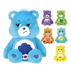 Ursinho Carinhosos Azul Zangado 28cm Pelúcia Decoração Fofo