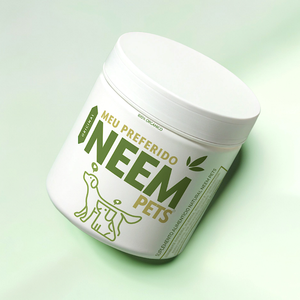 Preferido Neem Pet Original Multivitamínico B12 + Colágeno Tipo 2 | 100% Natural | 40 Cápsulas Mastigáveis