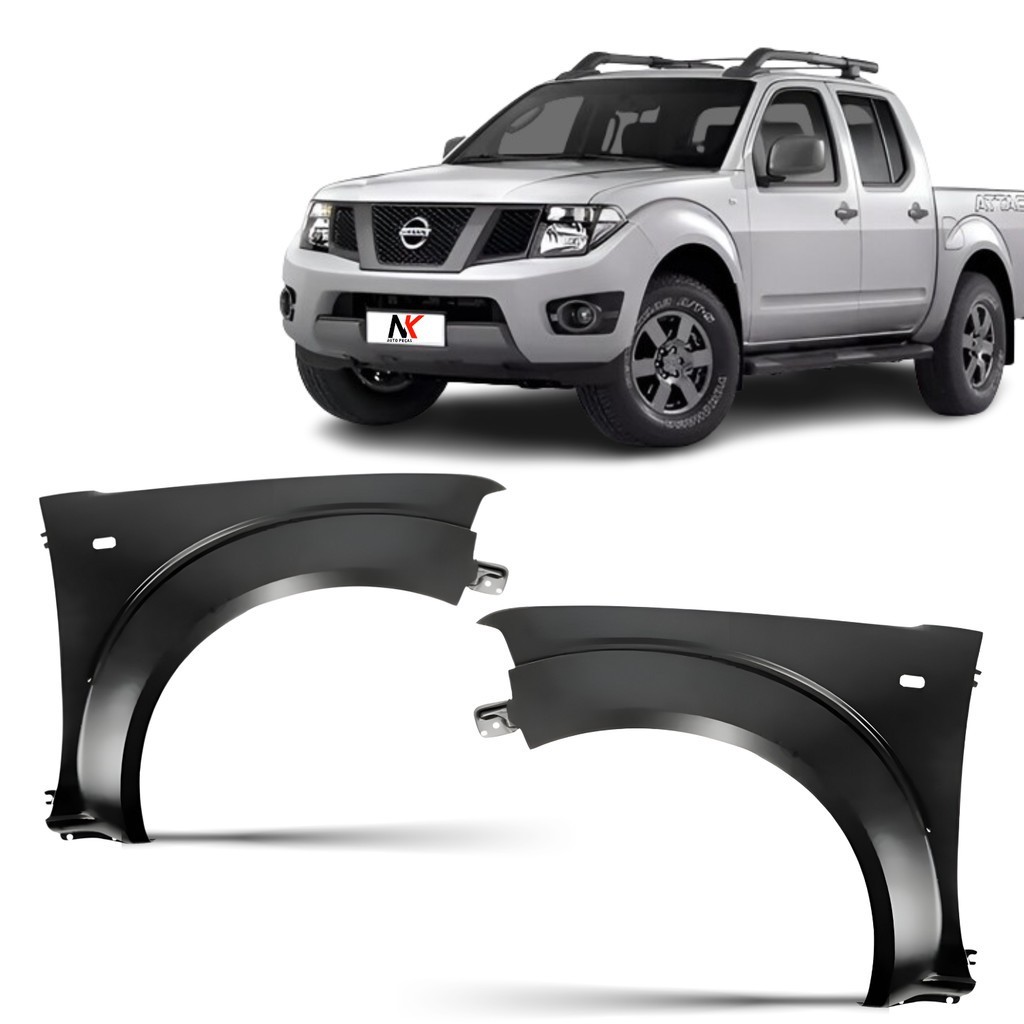 Paralama Dianteiro Frontier 4X4 2008 2009 2010 2011 2012 2013 2014 2015 2016 Direito Novo