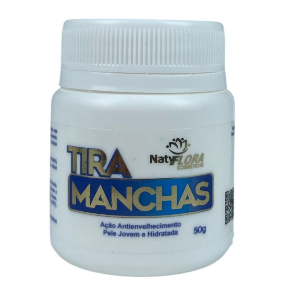 Creme Removedor de Manchas Tira Manchas Ação Antienvelhecimento 50g 1Un. NatyFlora