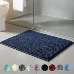 Tapete De Banheiro Bolinha Popcorn Antiderrapante 38x58cm Chenille