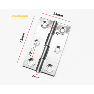 Dobradiças de 2,5 polegada para portas e móveis de madeira (parafusos não incluídos), nova em Oferta na Shopee