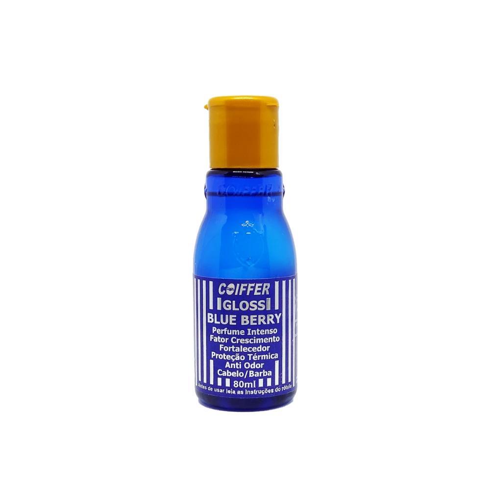 Coiffer Reparador de Pontas Gloss Blue Berry - Óleo Finalizador Capilar 80ml Perfume Intenso