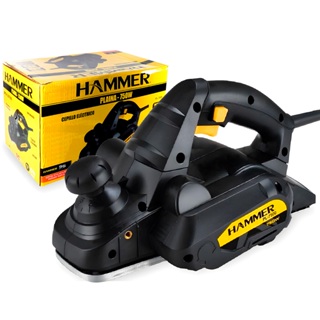 Plaina Elétrica 100% Rolamentada Para Madeira 750w Profissional Hammer Preto em Oferta na Shopee