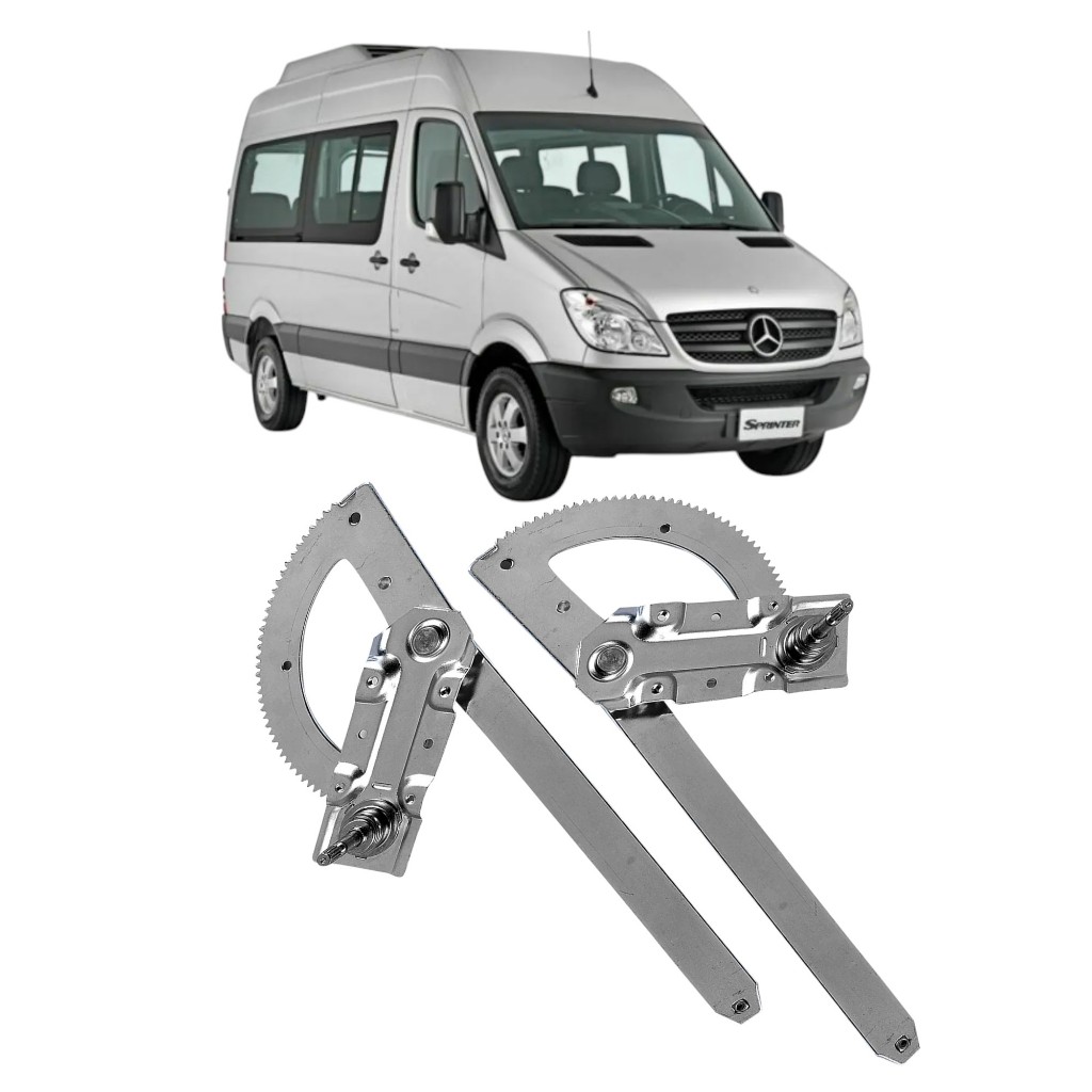 Maquina Reguladora Vidro Manual  Sprinter 1997 Até 2012