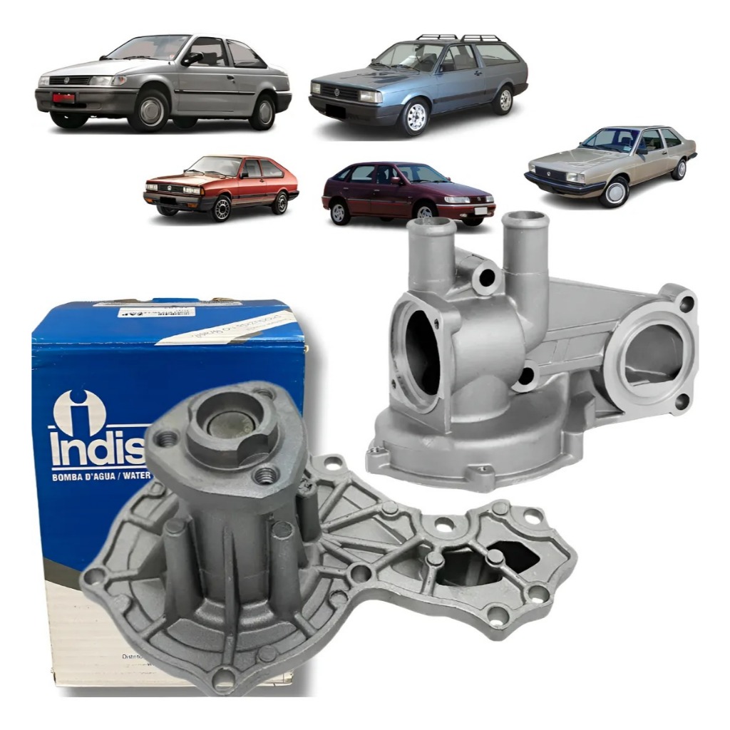 Kit Bomba D´água E Carcaça Para Motor 1.6/1.8/2.0 Ap Gol