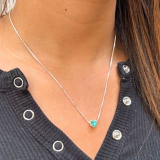 Colar Prata 925 Ponto de Luz Veneziana Coração Legítima Corrente Feminino 45cm Presente Zircônia em Oferta na Shopee