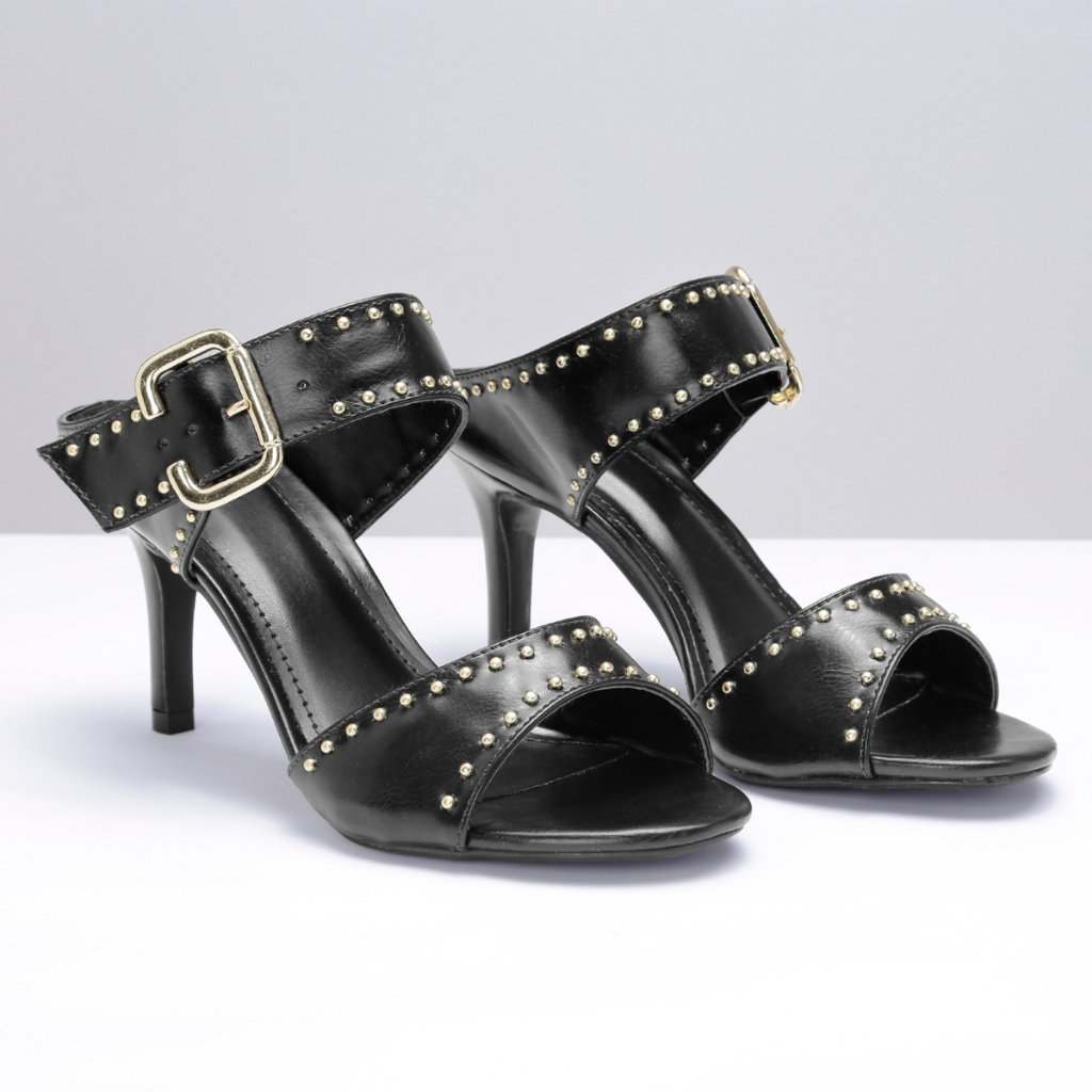 Sandália Salto Fino Bico Redondo Moda Verão Maravilhosa!