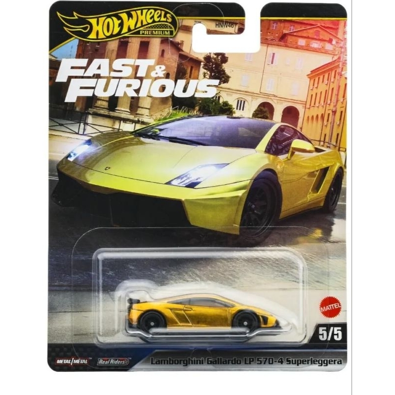 Hot Wheels Fast & Furious Premium - Lamborghini Gallardo LP 570 4 Superleggera HW Velozes e Furiosos
