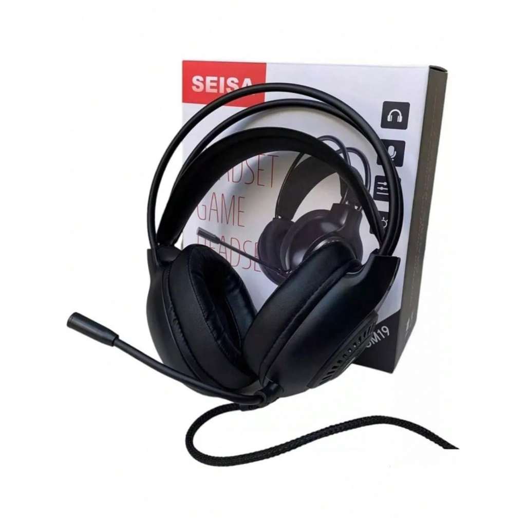 Fone de Ouvido Headset Seisa Fone Gamer com microfone USB P2 SQ-GM19