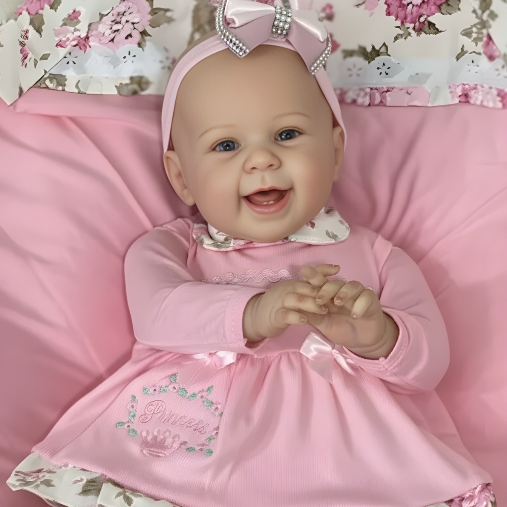 Bebê Boneca Reborn Realista Fofinha Menina Corpinho Siliconado Pode Dar Banho em Oferta na Shopee