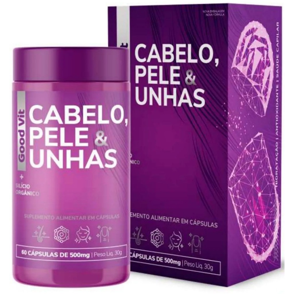 Good Vit - Cabelo, Pele & Unha 60 cápsulas