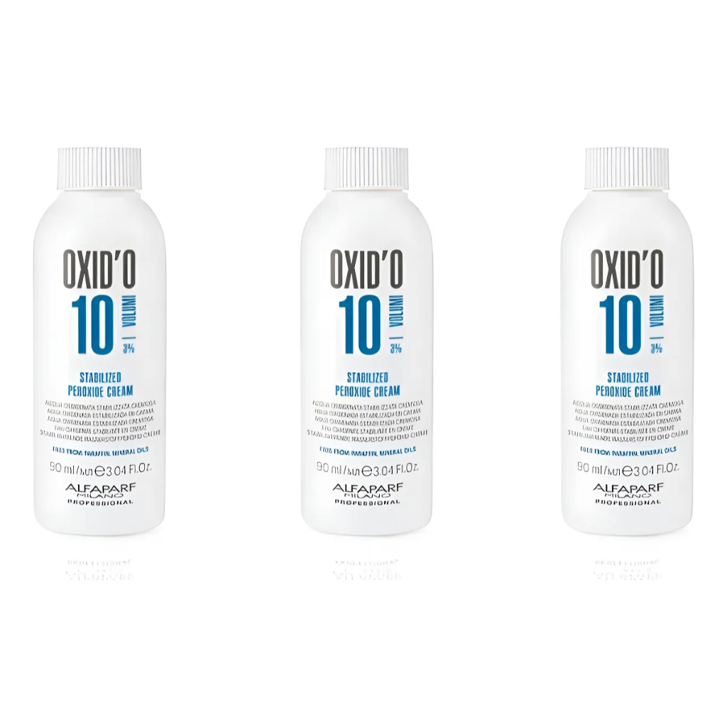 Kit 3 Unidades Agua Oxigenada Alfaparf 10 Volumes 90ml em Oferta na Shopee
