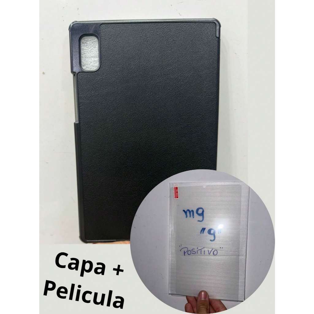 Capa Case M9 + pelicula de vidro 9 polegadas Capa Smart magnetica modelo positivo