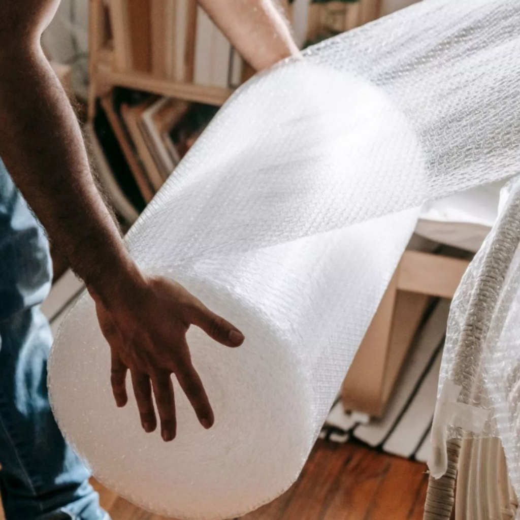 Plástico Bolha Bobina 43cm X 100metros E-Commerce 25 micras Proteção em Oferta na Shopee