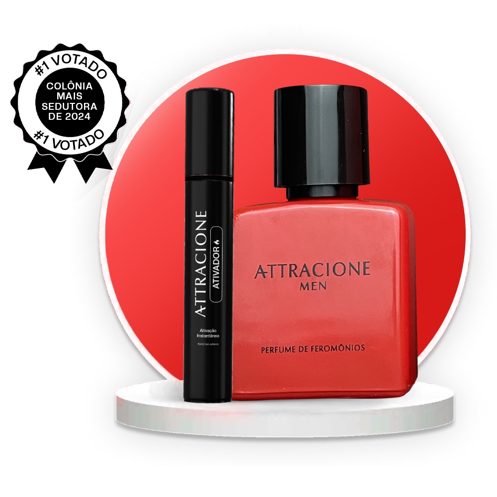Kit Perfume Attracione Men + Ativador em Oferta na Shopee