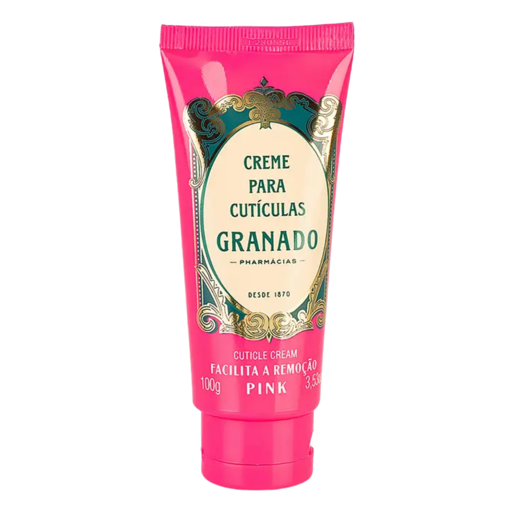 Creme Para Cutículas Granado Pink 100g - Facilita A Remoção