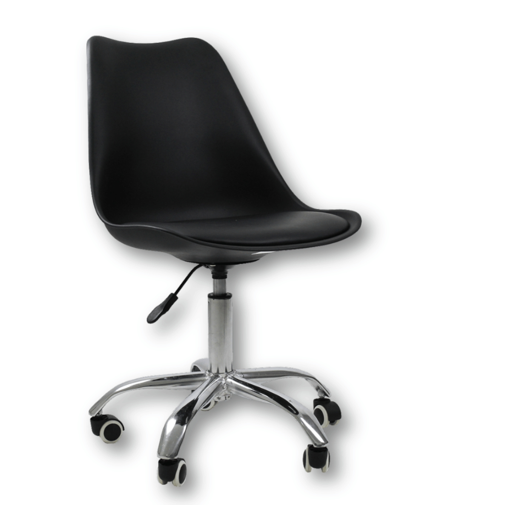 Cadeira Office Com Rodizio Giratória Saarinen + E-book em Oferta na Shopee