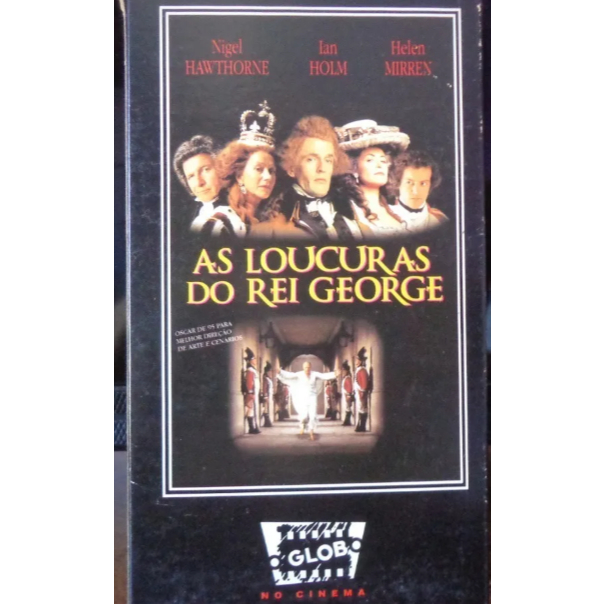 Filme Fita Vhs As Loucuras Do Rei George Globo Cinema #19