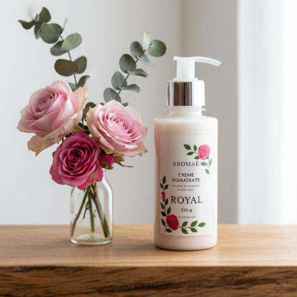 Perfume Árabe!!! Creme Hidratante Corporal Royal 250ml Óleo de Amêndoas Perfumado entrega rápida