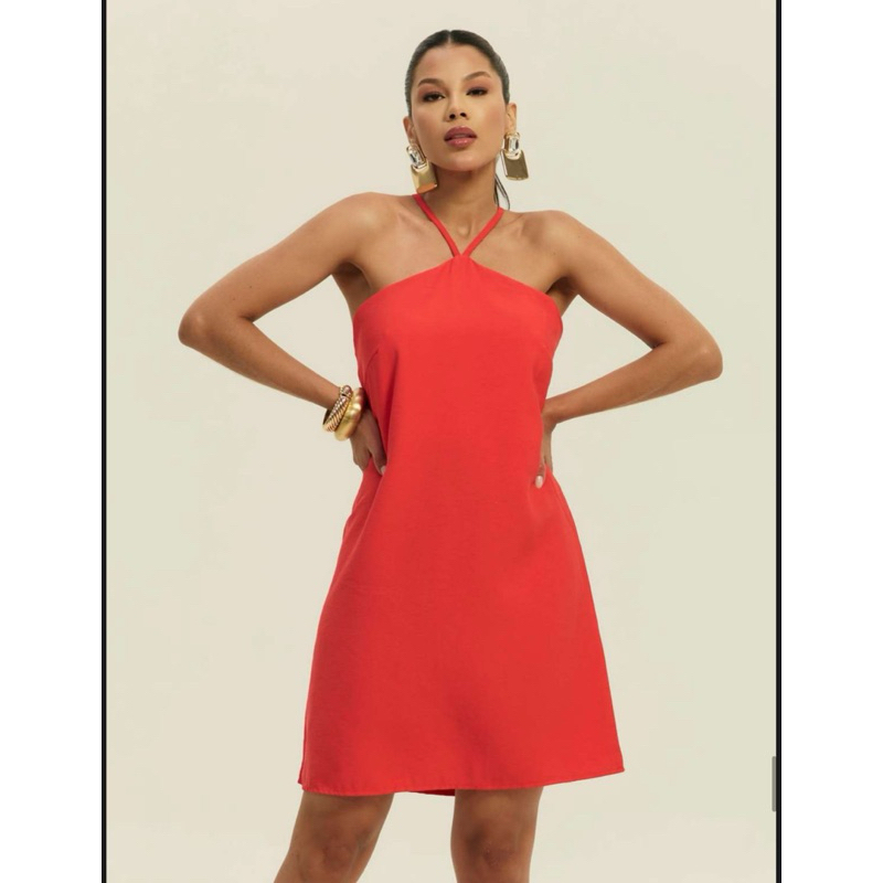 vestido vermelho  Vestido feminino vestido feminino vermelho