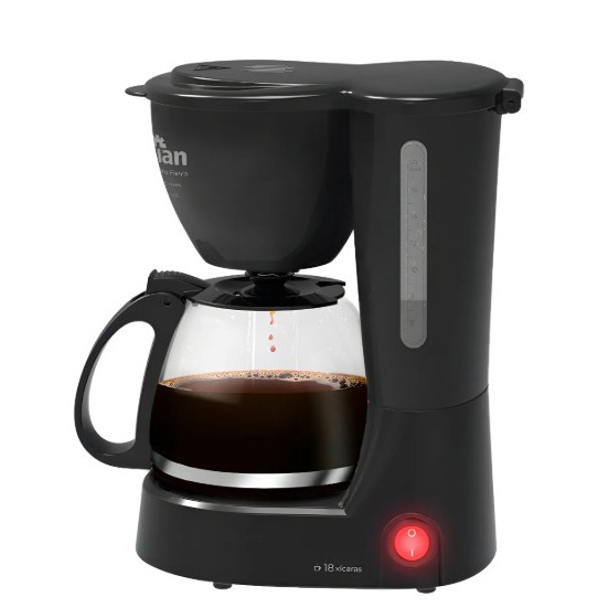 Cafeteira Elétrica Kian 18 Xícaras 650W Preto 127V em Oferta na Shopee
