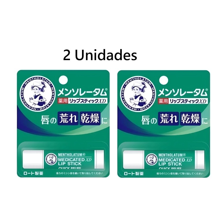 Protetor Labial Mentholatum Rohto Importado 2 Unidades