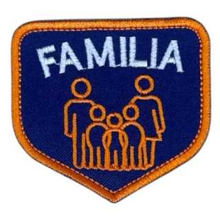 Patch Bordado Família - 3 Filhos