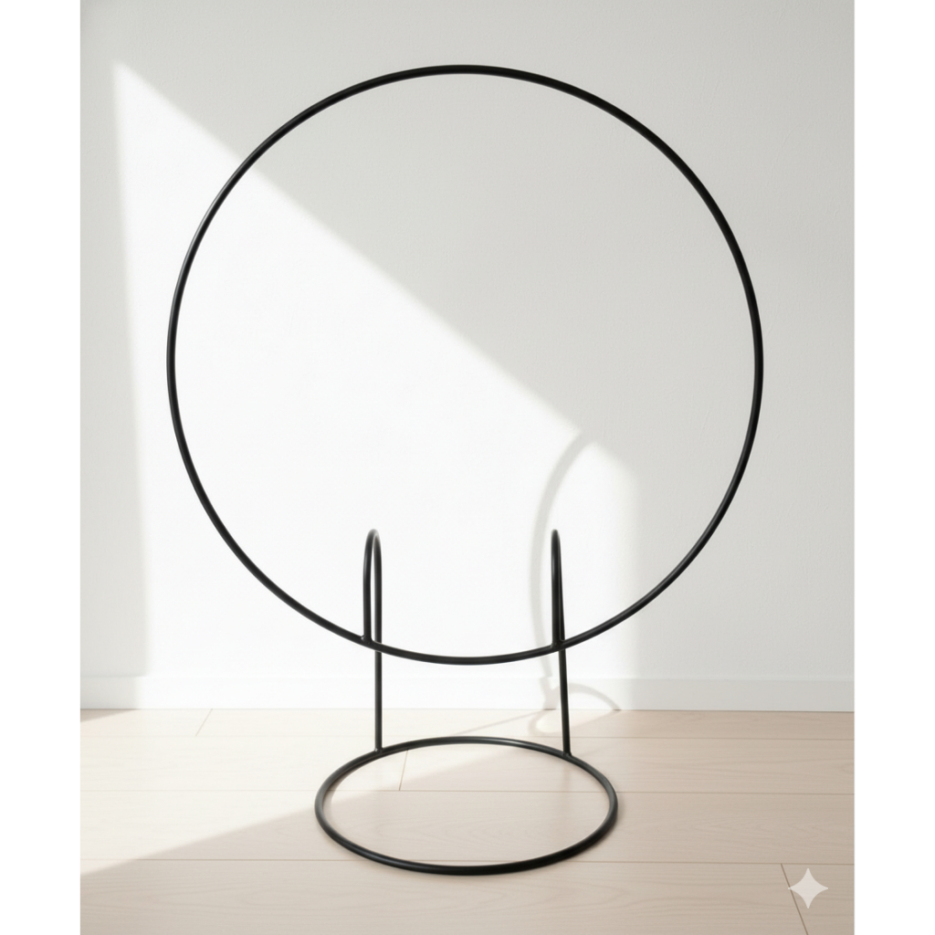Arco De Festa de Mesa Redondo Em Ferro Dourado Para Decoração De Festas E Pegue E Monte Promoção
