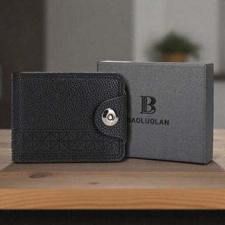 Carteira Masculina Elegante Com Porta Cartões Bolso de Zíper para Moedas Dinheiro Alto Padrão em Oferta na Shopee