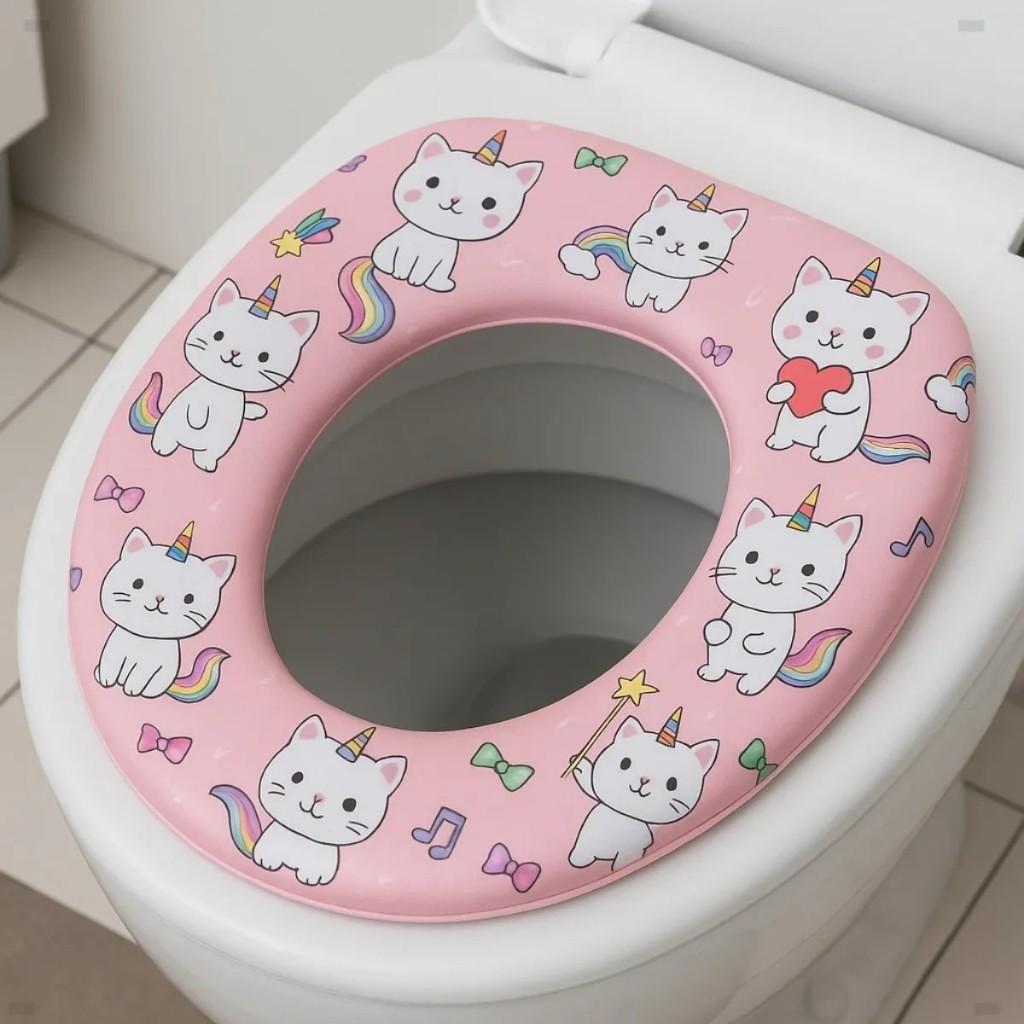 Assento de Vaso Infantil Macio Assento Redutor de Vaso Sanitário Infantil Bebe Macio antirespingo em Oferta na Shopee