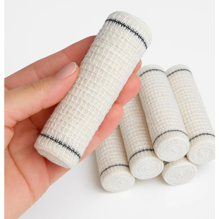 36 Ataduras Hospitalares  12 cm Alta Qualidade para Curativos Enfaixamentos e Uso Profissional em Oferta na Shopee