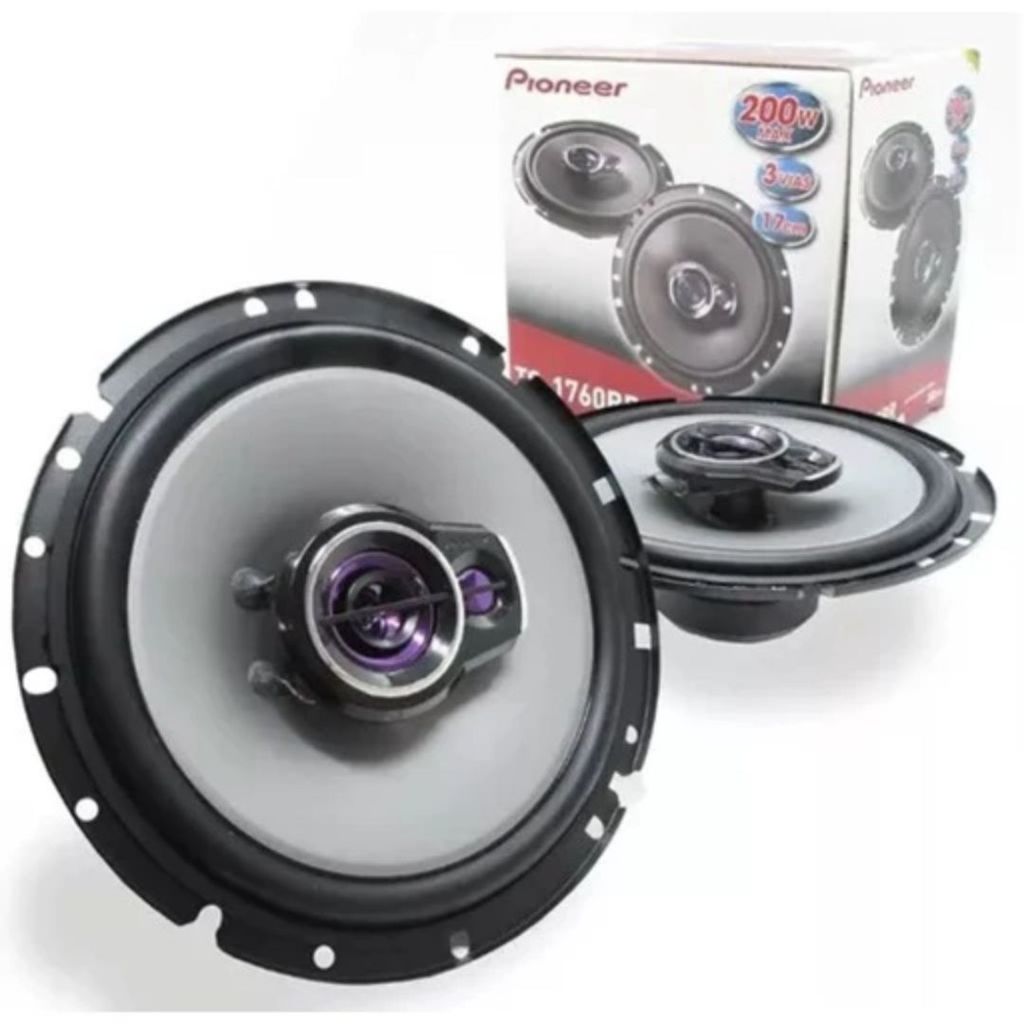 Par Alto Falante Pioneer TS-1760BR 6 Polegadas 100WRMS 200WPMPO Triaxial Qualidade Potencia Porta