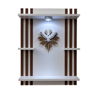 Oratório Personalizado Sagrado Espírito Santo com Luminária em Oferta na Shopee