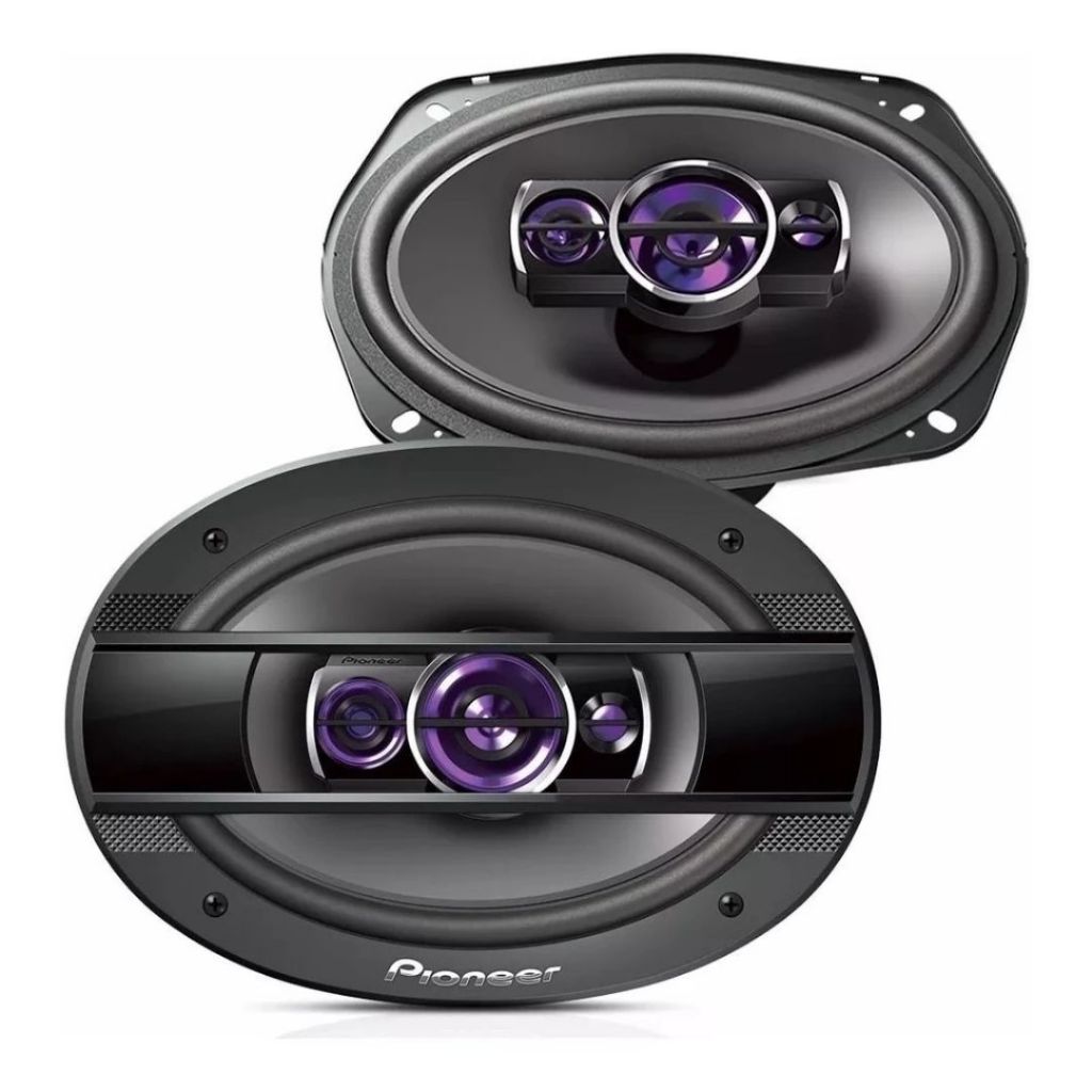 Par Alto Falante 6x9 69 Pioneer 200W O Par RMS 800W PMPO Quadriaxial TS-6960BR Qualidade Potencia
