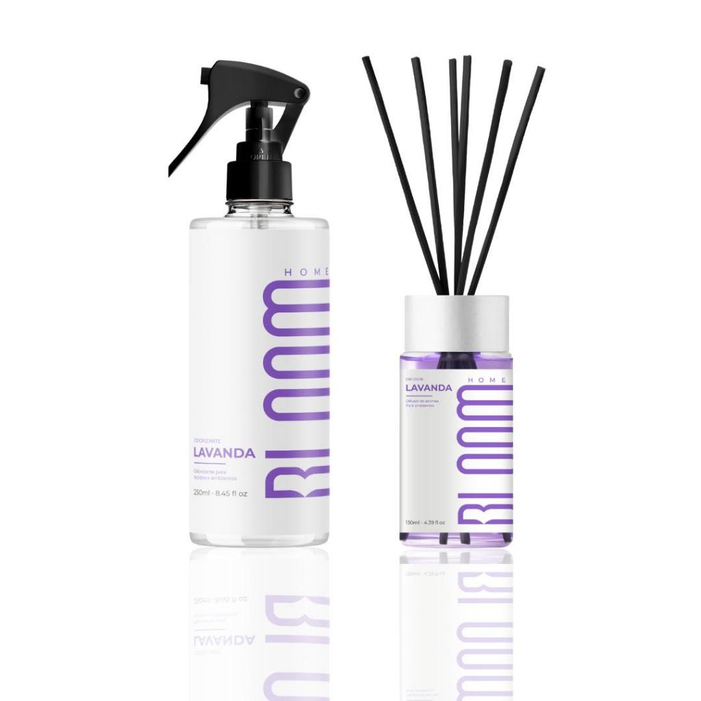 Kit Difusor de Aromas e Odorizante - Lavanda | BLOOM HOME em Oferta na Shopee